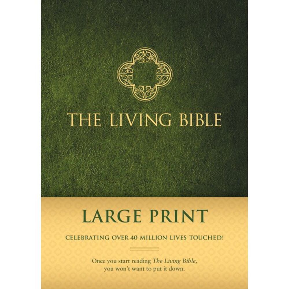 Living Bible Paraphrased-LIV-Large Print -- Tyndale